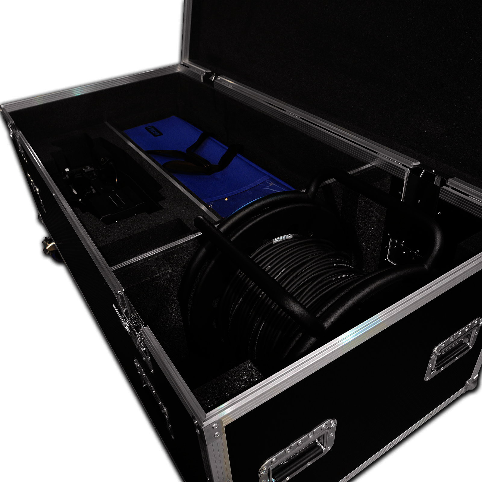 Custom Camcorder Flight Case With Lens Space + Cable Drum